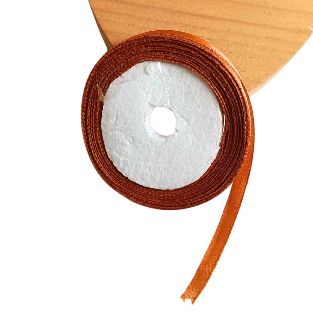 Satin Ribbon 1/4 Inch- 141-Lite Brown Satin Ribbon 1/4 Inch- 141-Lite Brown