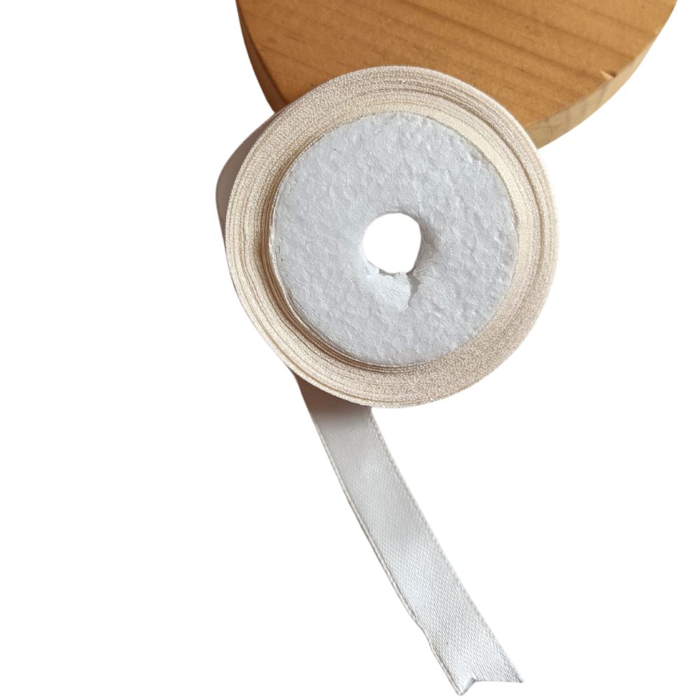 Satin Ribbon 1/2 inch- 104-Off White