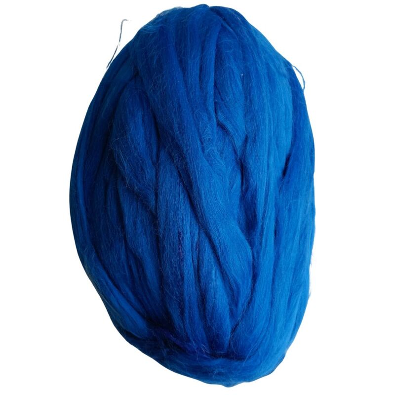 Bulky Finger Knitting Yarn- Blue