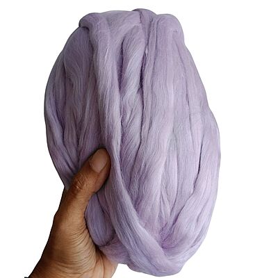 Bulky Finger Knitting Yarn- Violet