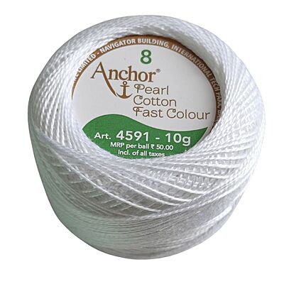 Anchor  Pearl Cotton  White Anchor  Pearl Cotton  White
