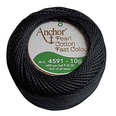 Anchor  Pearl Cotton  Black Anchor  Pearl Cotton  Black