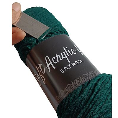 Soft Acrylic Yarn 8 ply Palm Green Soft Acrylic Yarn 8 ply Palm Green