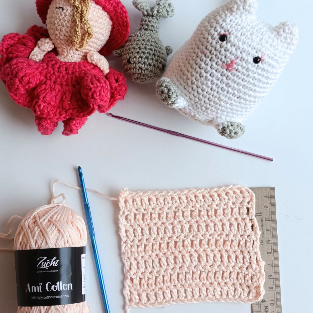 Zuchi Ami Cotton Yarn White Zuchi Ami Cotton Yarn White