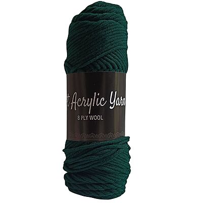 Soft Acrylic Yarn 8 ply Palm Green