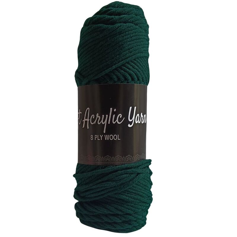 Soft Acrylic Yarn 8 ply Palm Green Soft Acrylic Yarn 8 ply Palm Green