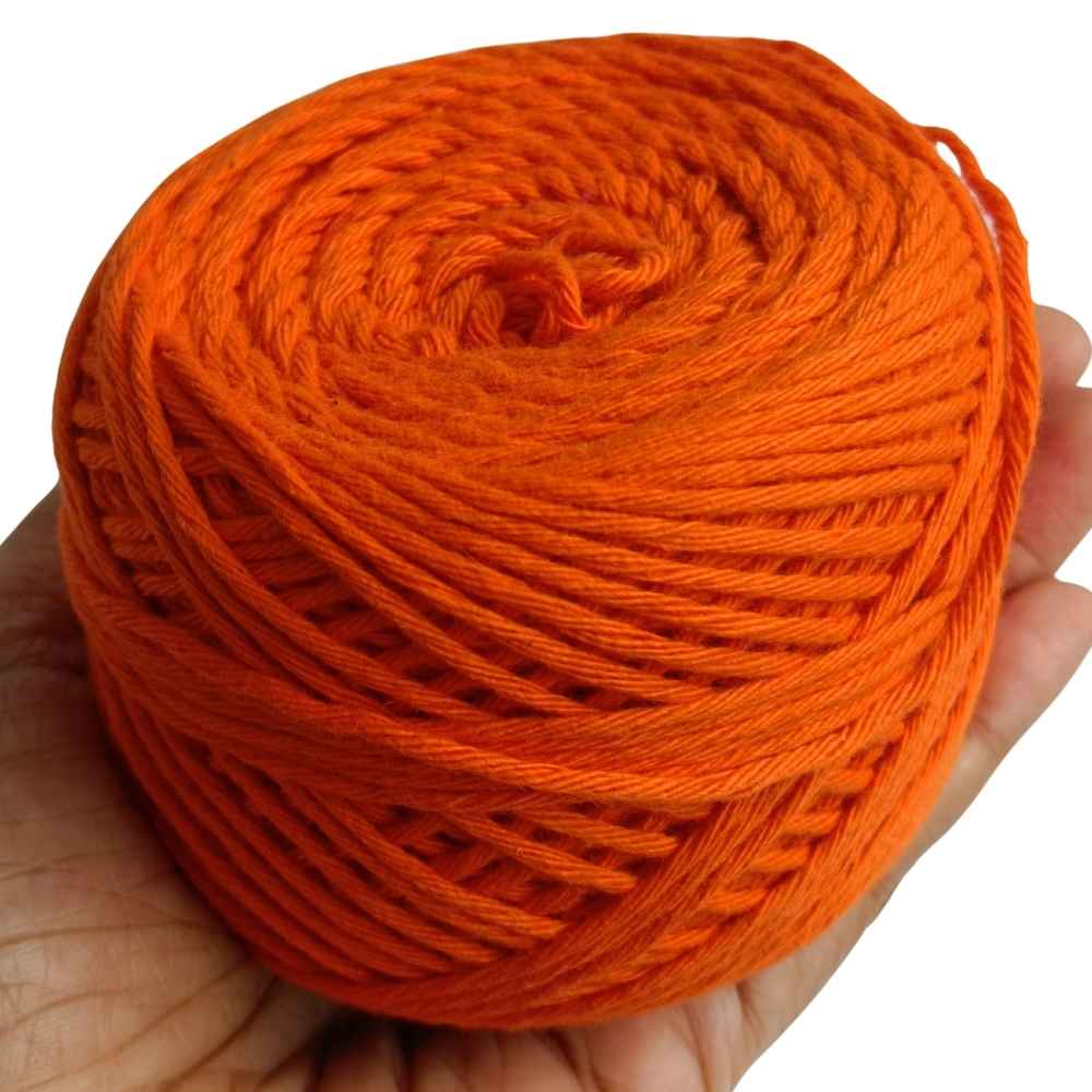 Cotton Yarn 8 Ply Orange Cotton Yarn 8 Ply Orange
