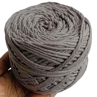 Cotton Yarn 8 Ply Dark Grey Cotton Yarn 8 Ply Dark Grey