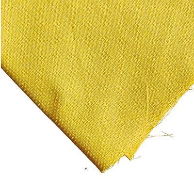 Casement Embroidery Fabric Golden Yellow