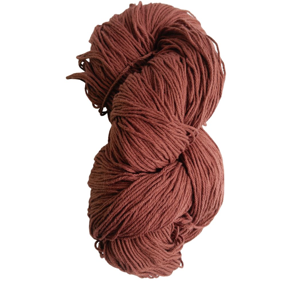 Cotton Yarn 4 Ply Chocolate Brown