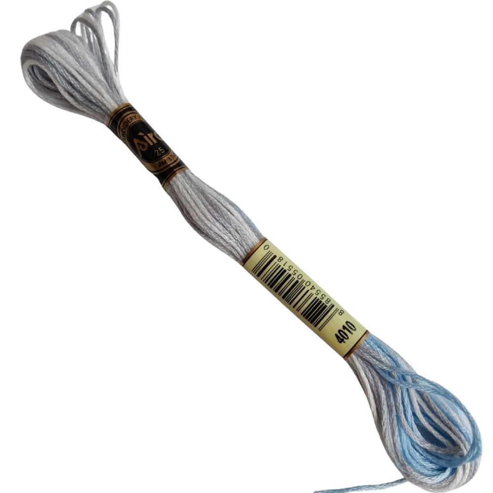 Airo Embroidery Thread Multi 4010 Winter Sky