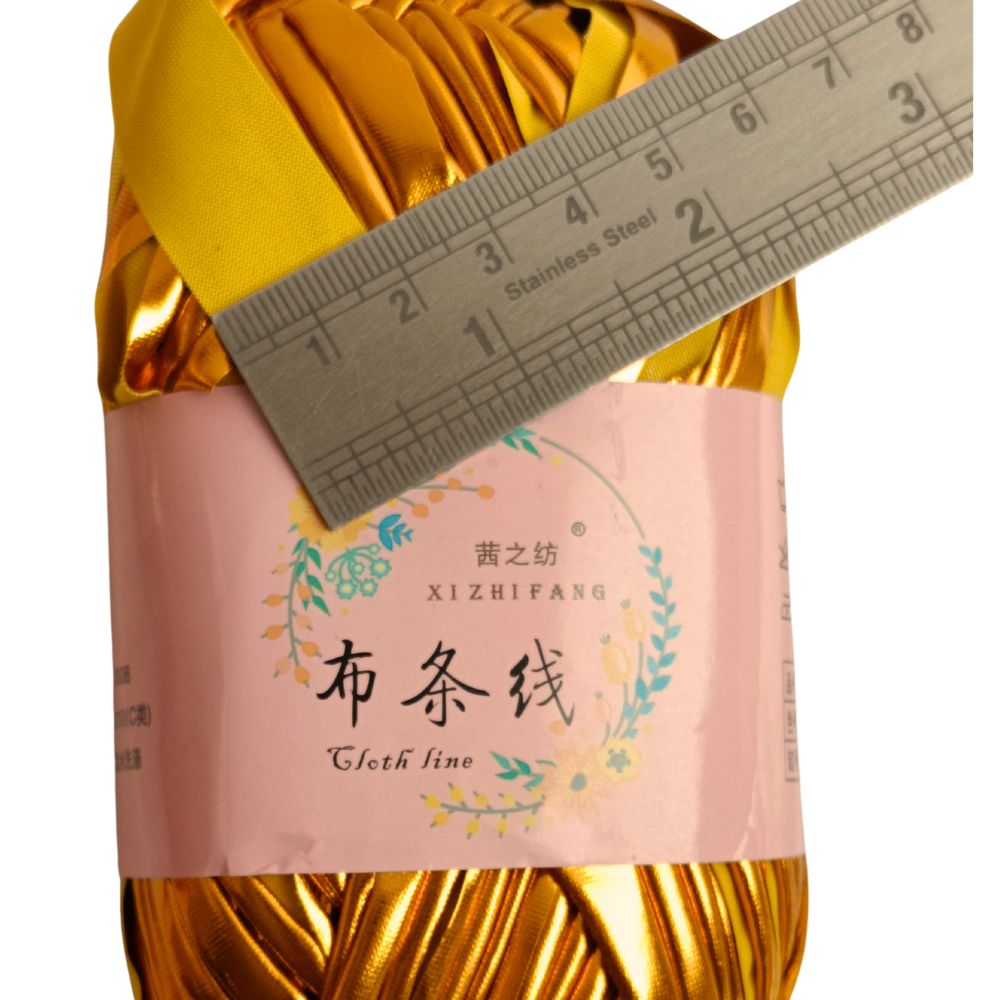 T-Shirt Yarn Metallic 136 Orange