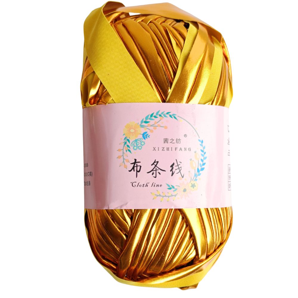 T-Shirt Yarn Metallic 136 Orange