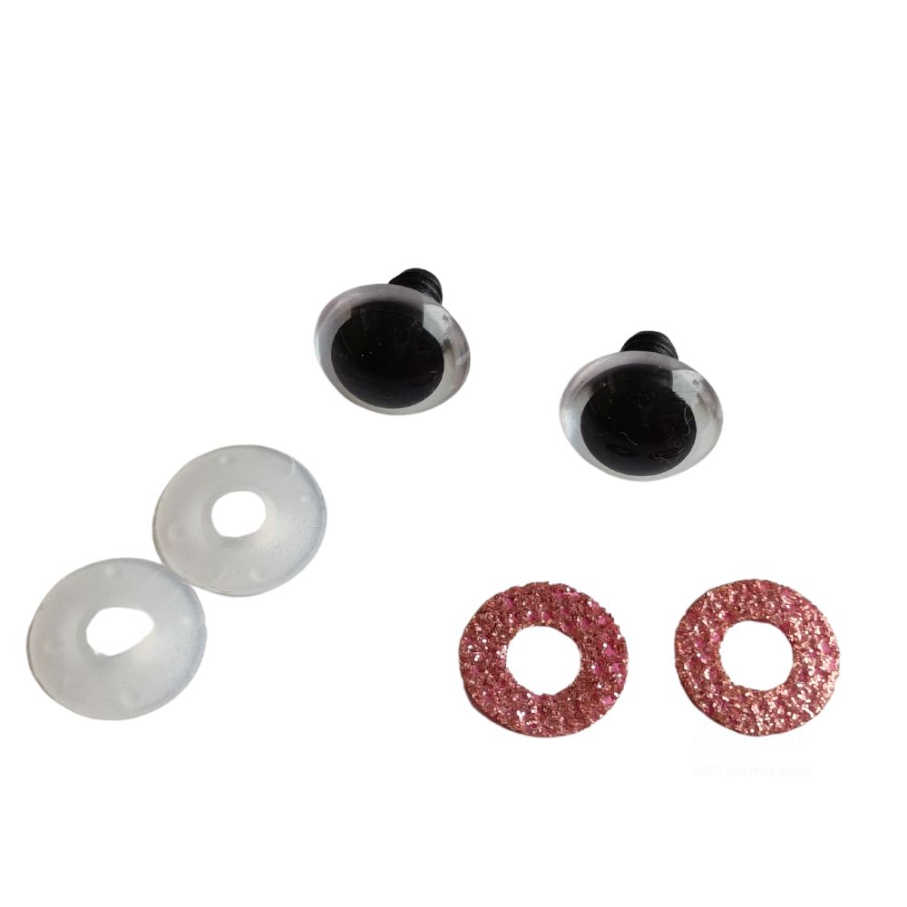 Safety Eyes Glitter- Lite Pink