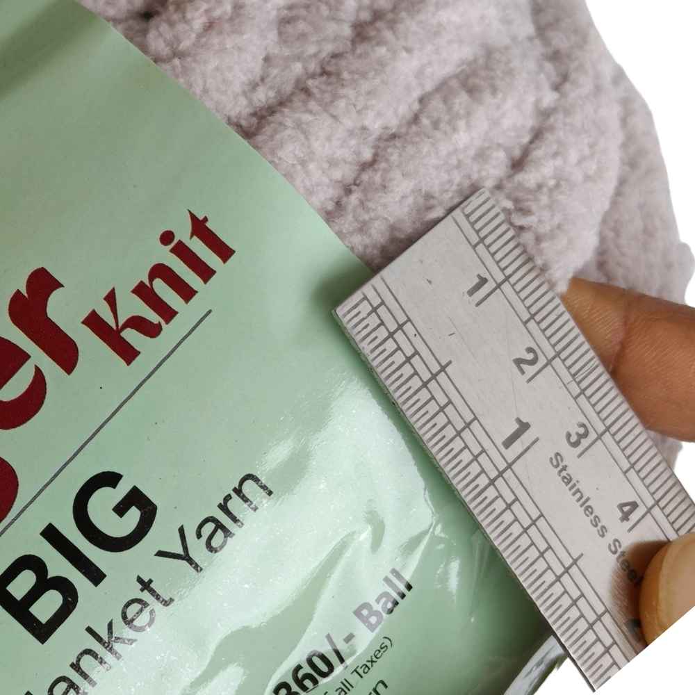 Taj Finger Knit Yarn - Grey Taj Finger Knit Yarn - Grey