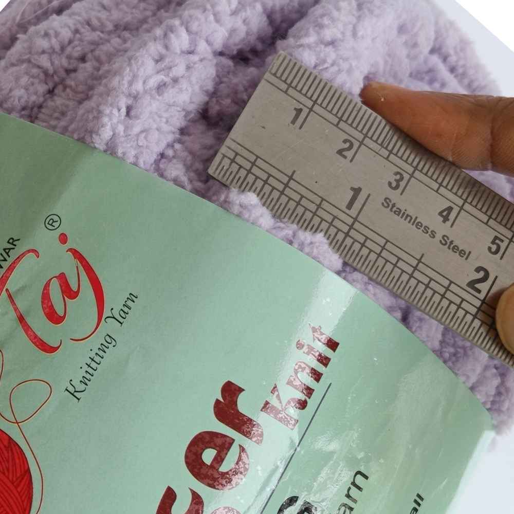 Taj Finger Knit Yarn - Light Violet