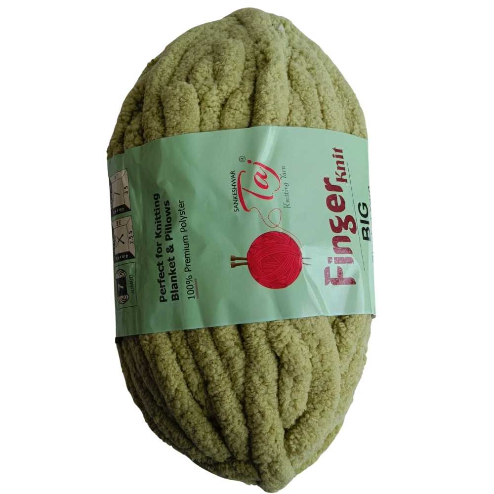 Taj Finger Knit Yarn - Fern Green