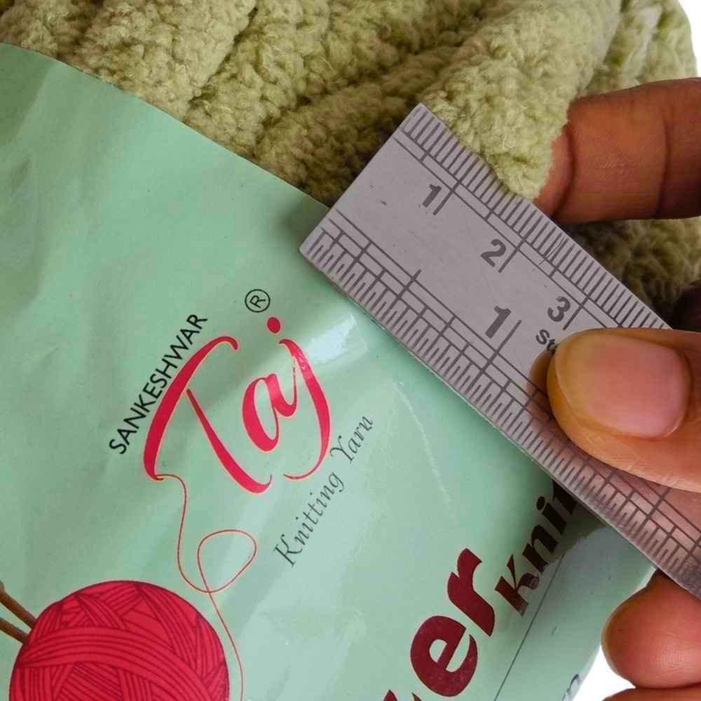 Taj Finger Knit Yarn - Fern Green