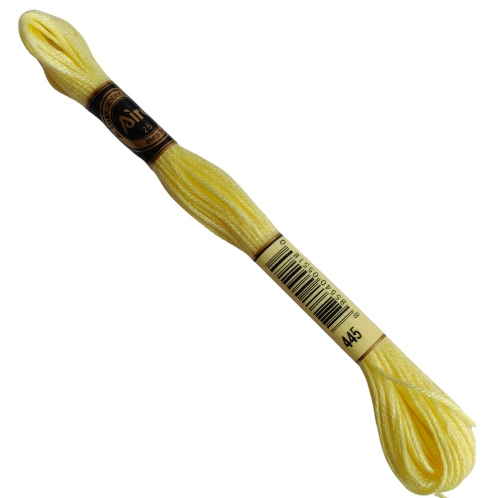 Airo Embroidery Thread 445 Light Lemon Yellow Airo Embroidery Thread 445 Light Lemon Yellow