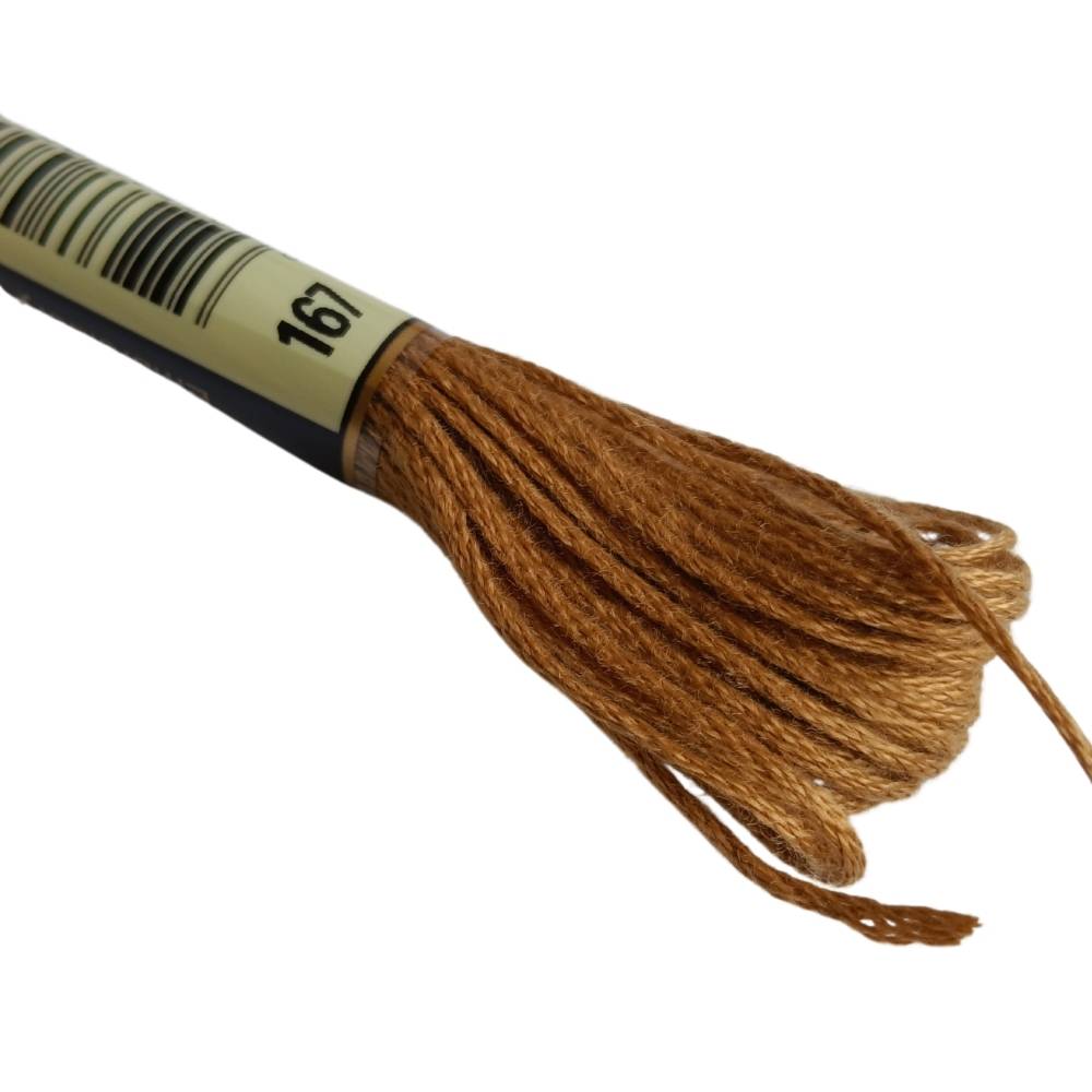 Airo Embroidery Thread 167 Dark Yellow Beige