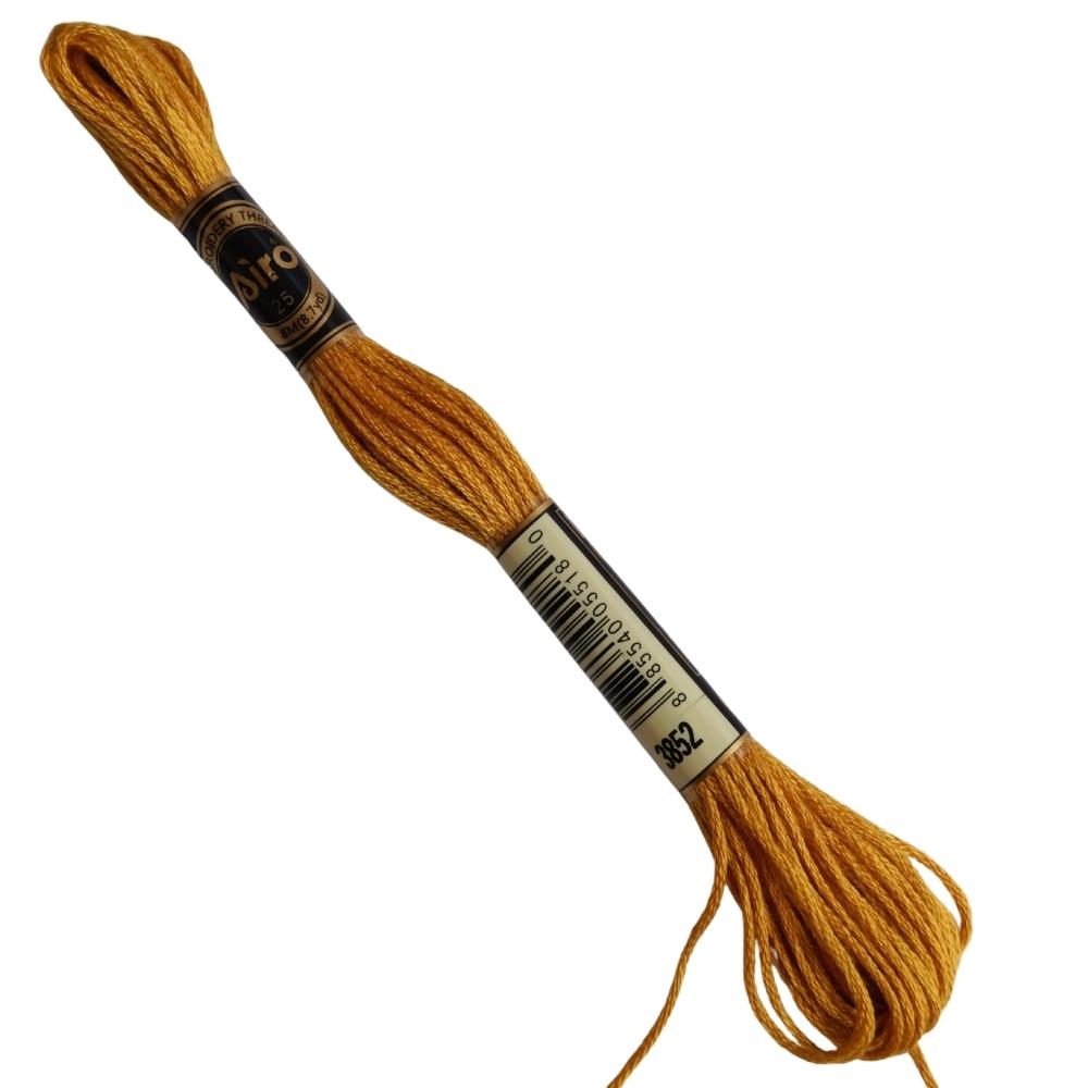 Airo Embroidery Thread 3852 Very Dark Straw Yellow Airo Embroidery Thread 3852 Very Dark Straw Yellow