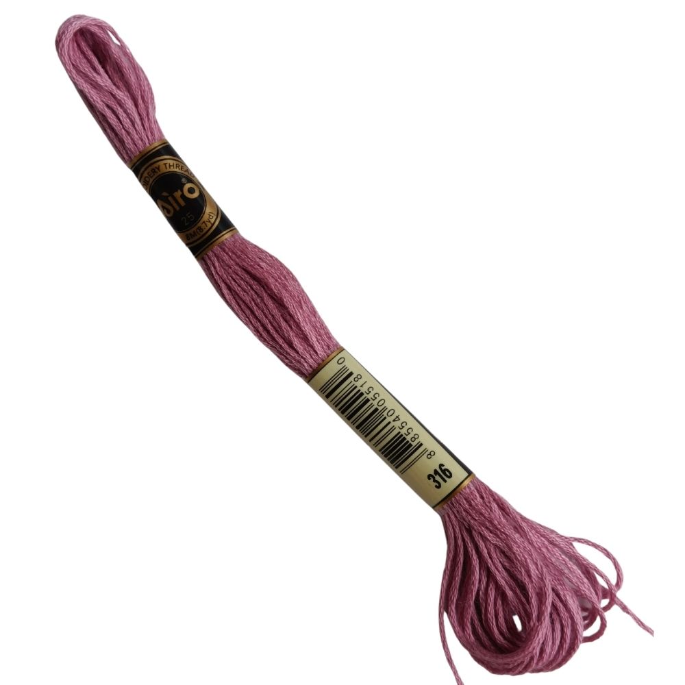 Airo Embroidery Thread 316 Medium Antique Mauve