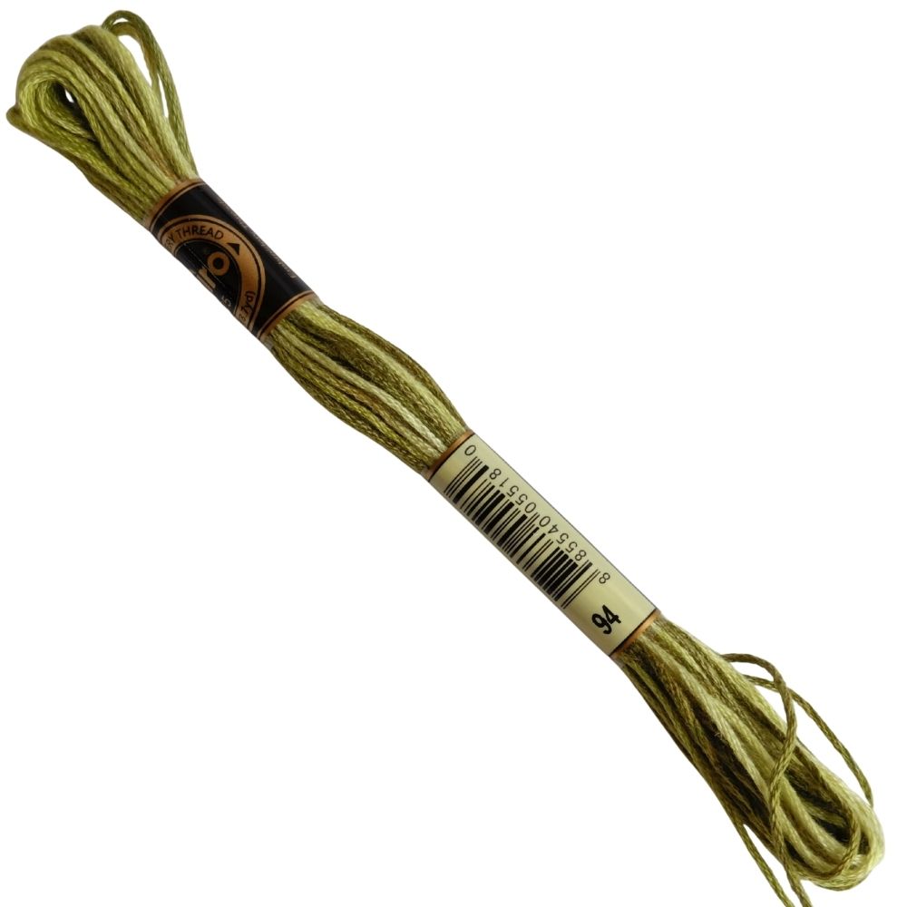 Airo Embroidery Thread Multi 94 Variegated Khaki Green Airo Embroidery Thread Multi 94 Variegated Khaki Green