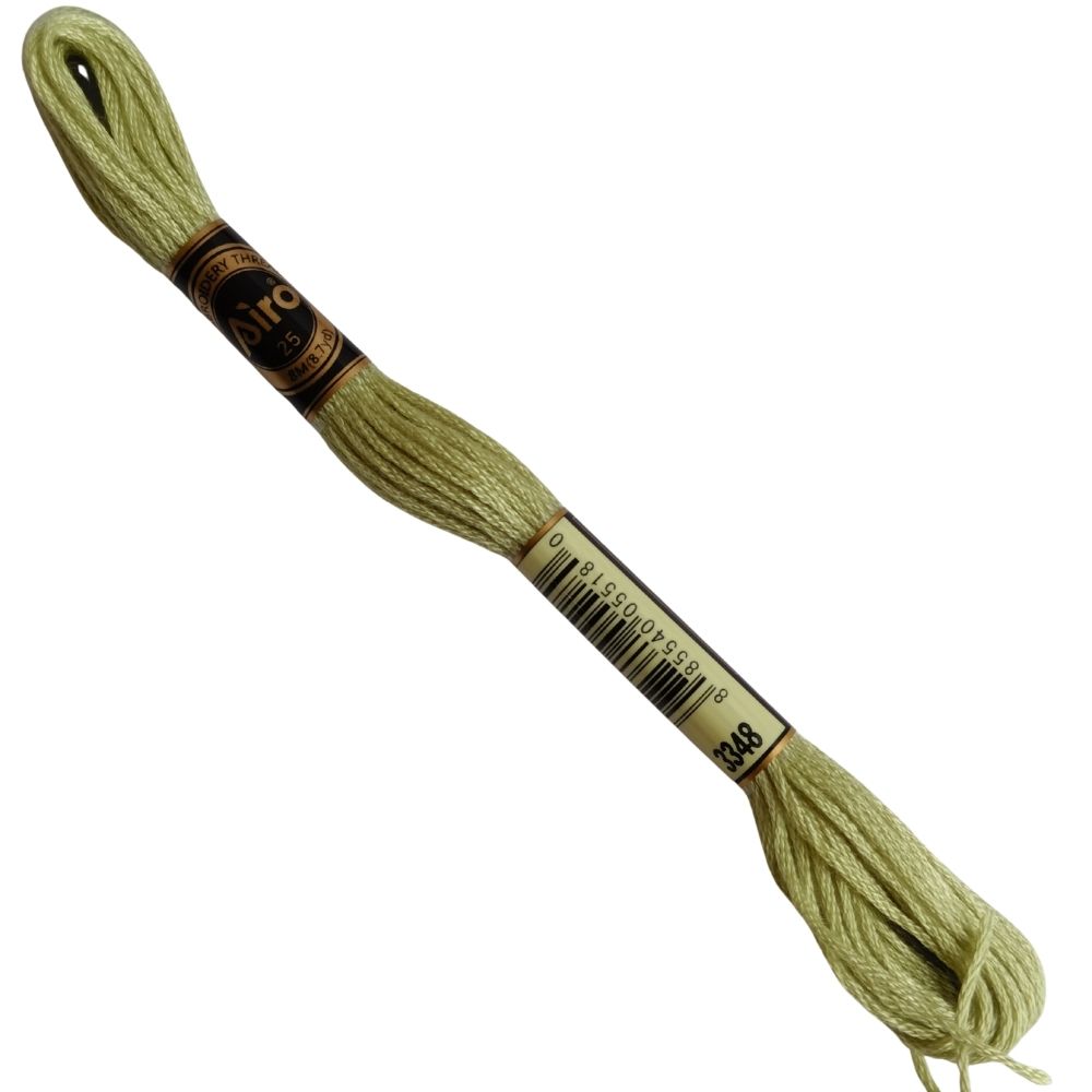 Airo Embroidery Thread 3348 Light Yellow Green