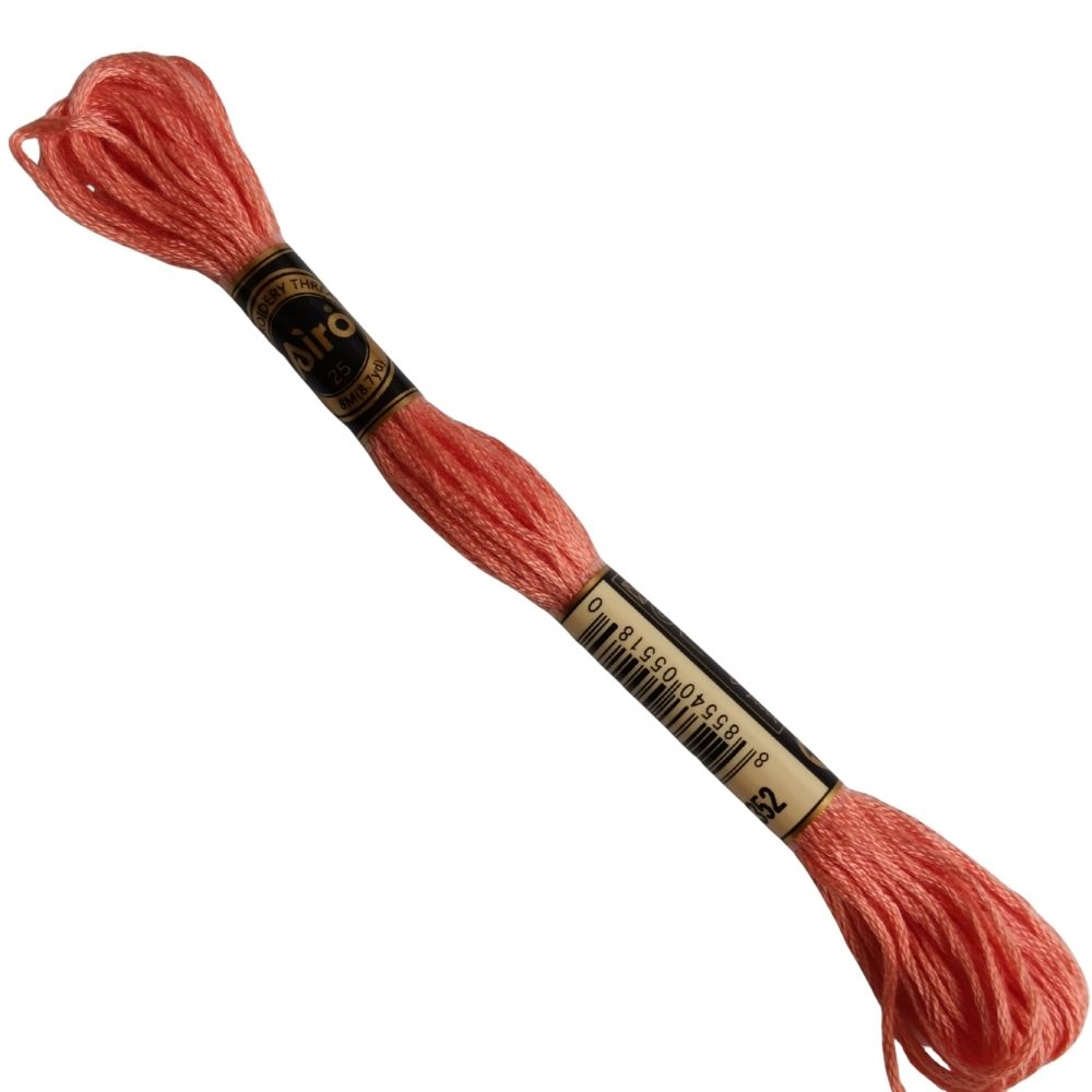 Airo Embroidery Thread 352 Light Coral Pink