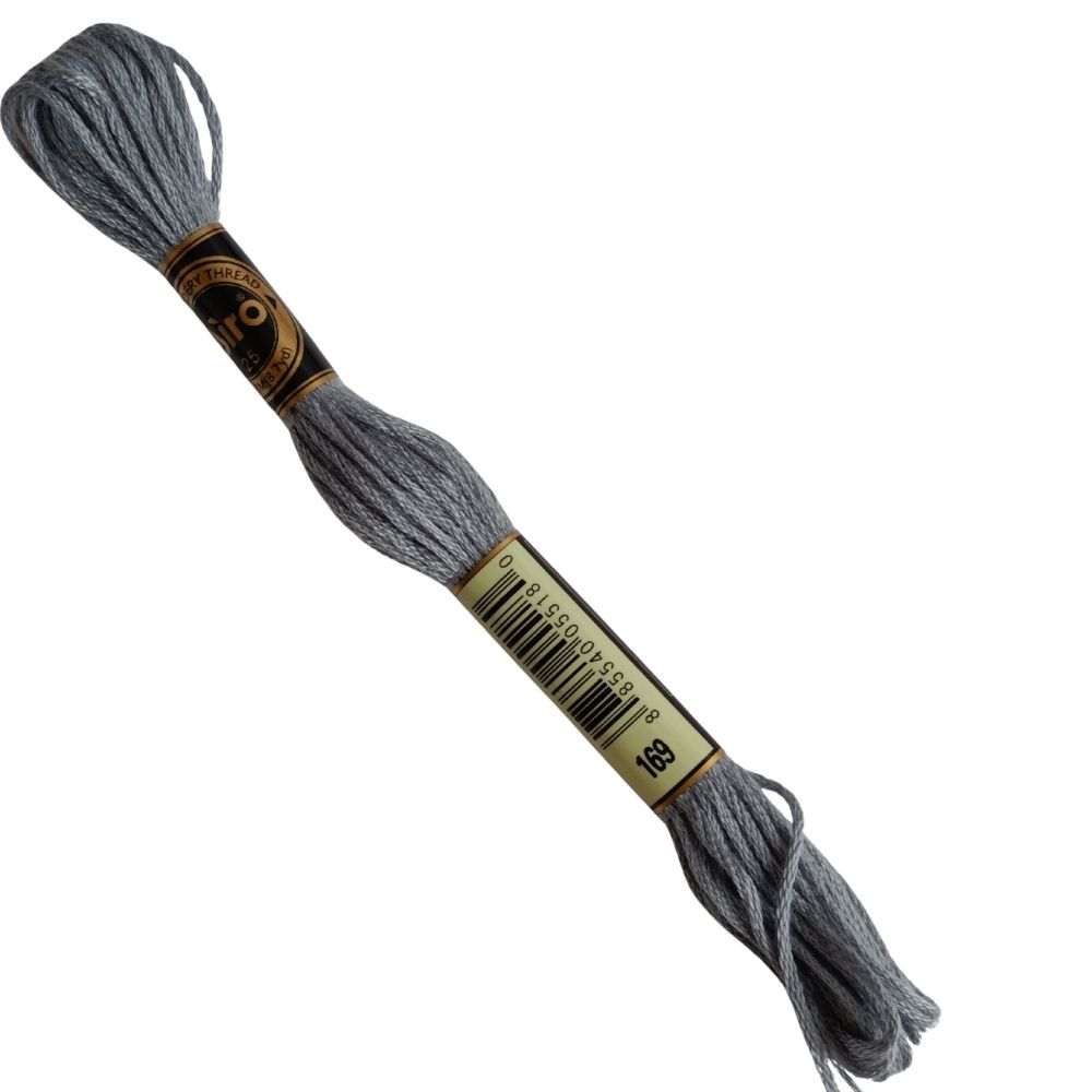 Airo Embroidery Thread 169 Light Pewter Grey Airo Embroidery Thread 169 Light Pewter Grey