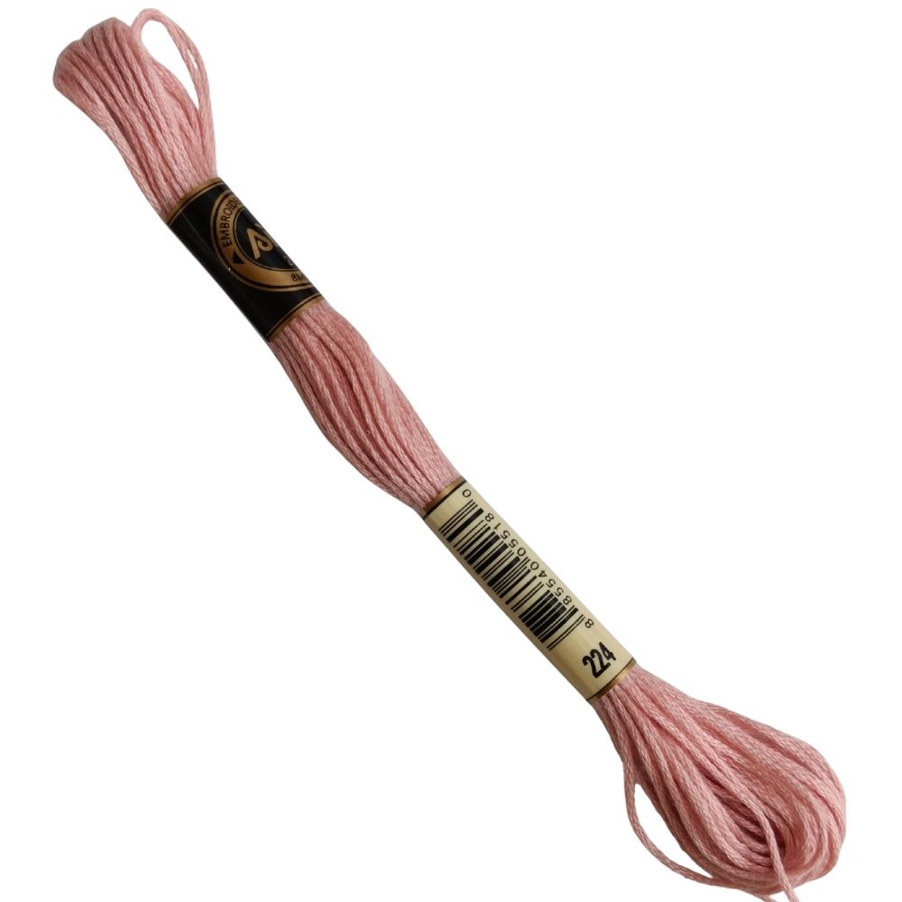 Airo Embroidery Thread 224 Very Light Shell Pink