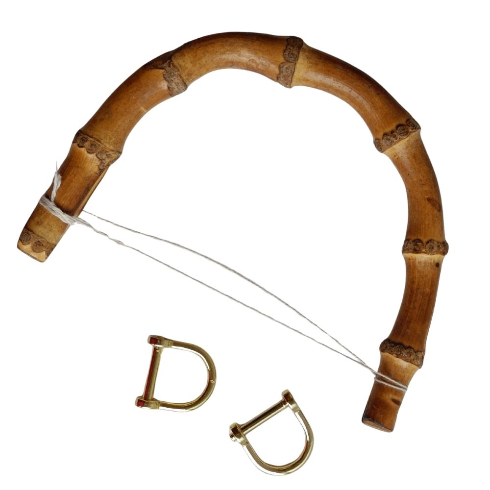 Bag Handle- Natural Bamboo Cane