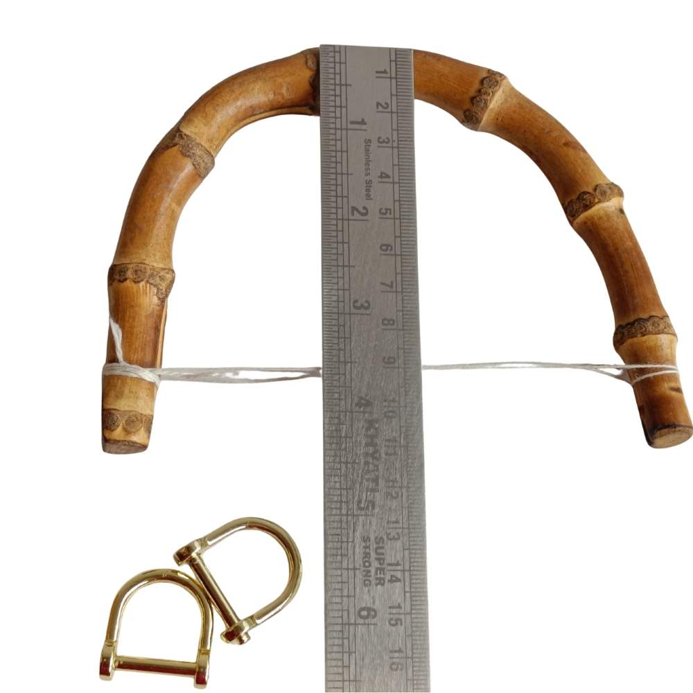 Bag Handle- Natural Bamboo Cane