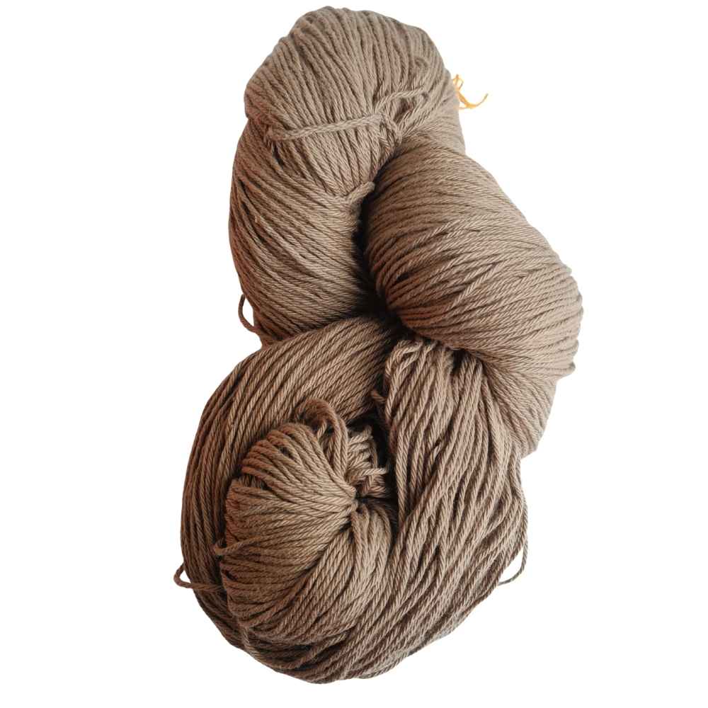 Cotton Yarn 4 Ply Pale Brown