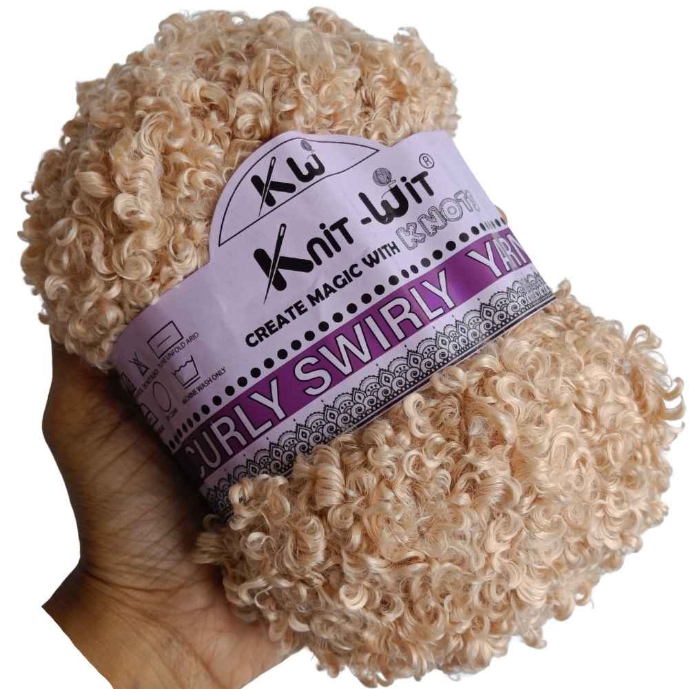 Curly Swirly Yarn 421 Tan