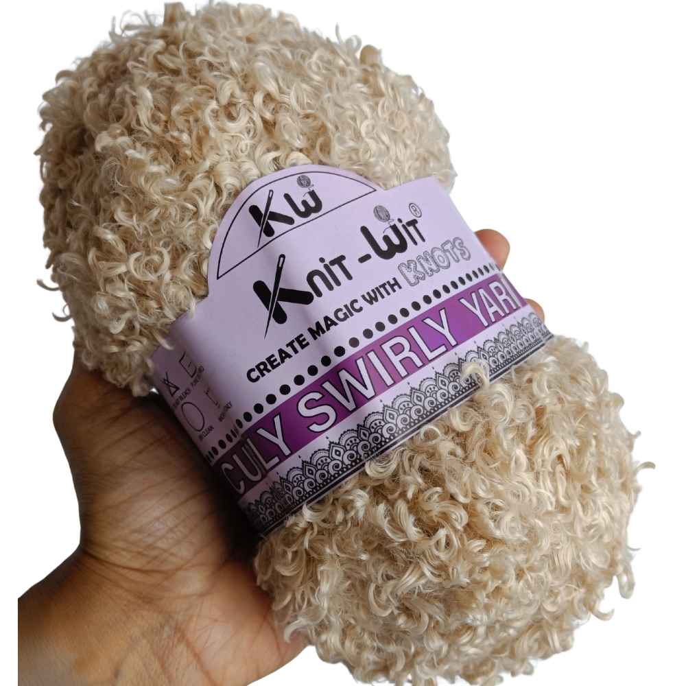 Curly Swirly Yarn 411 Beige
