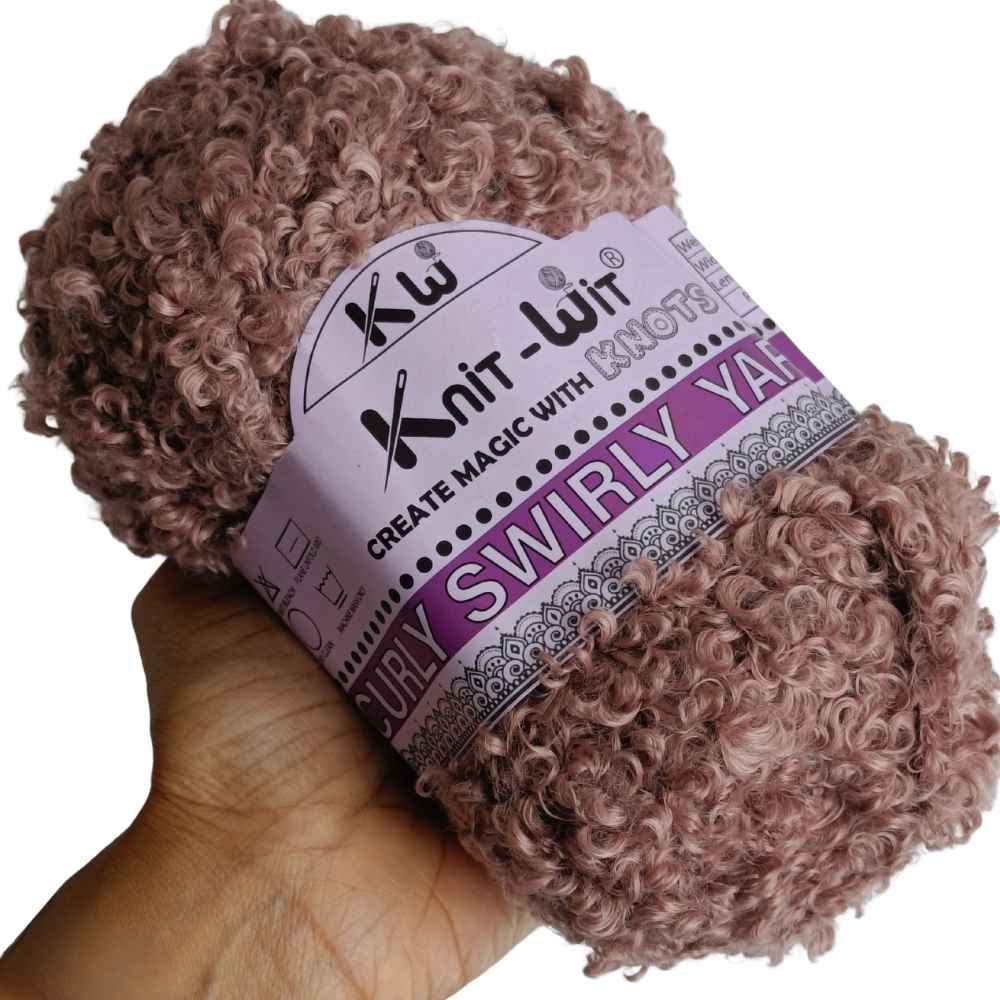 Curly Swirly Yarn 422 Pinkish Tan