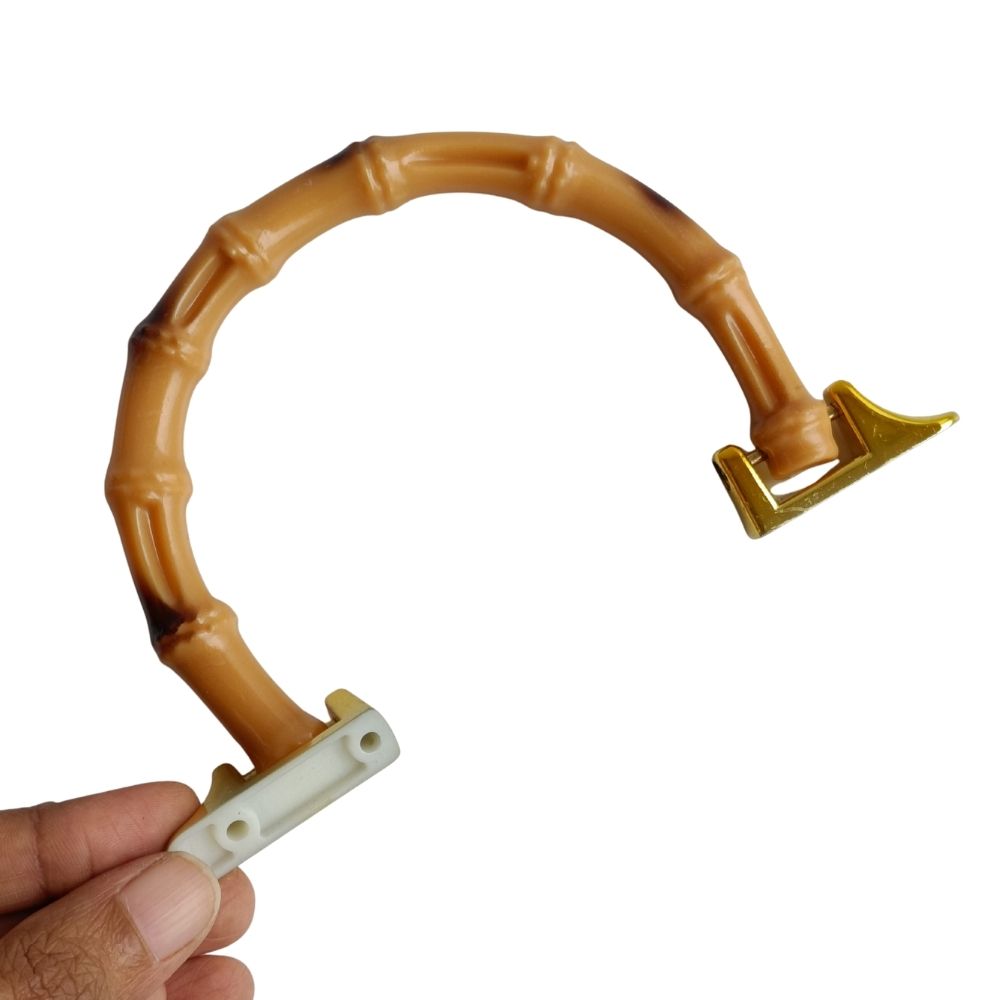 Bag Handle- Acrylic Bamboo Design-10cm Bag Handle- Acrylic Bamboo Design-10cm