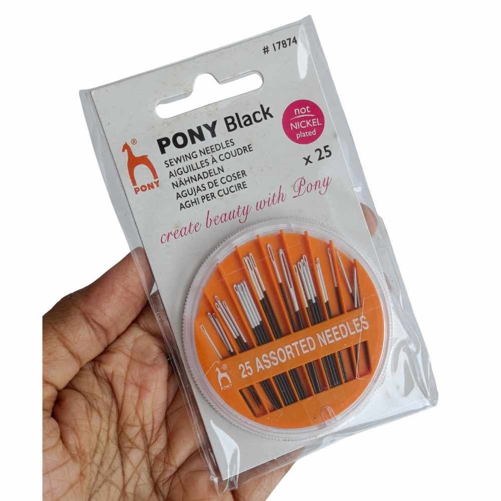 Pony Needle Compact Sewing Black- 17874 Pony Needle Compact Sewing Black- 17874