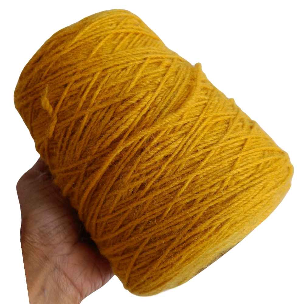 New Zealand Rug Wool 3 Ply Dark Mustard 19 New Zealand Rug Wool 3 Ply Dark Mustard 19
