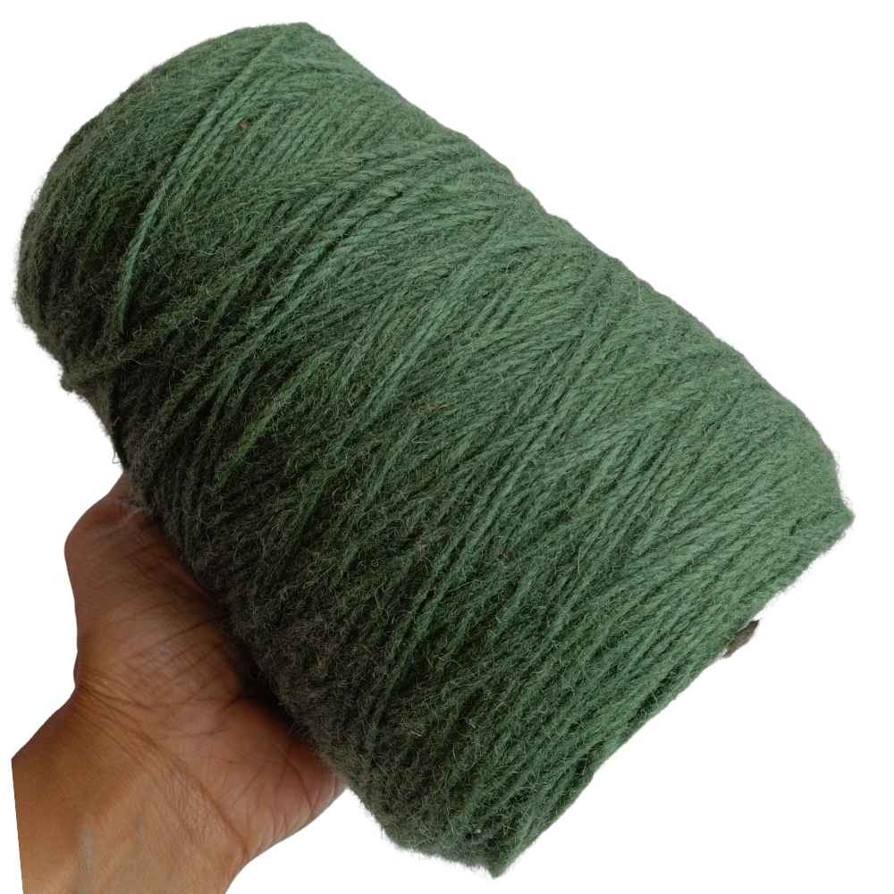 New Zealand Rug Wool 3 Ply Dark Fern Green 2