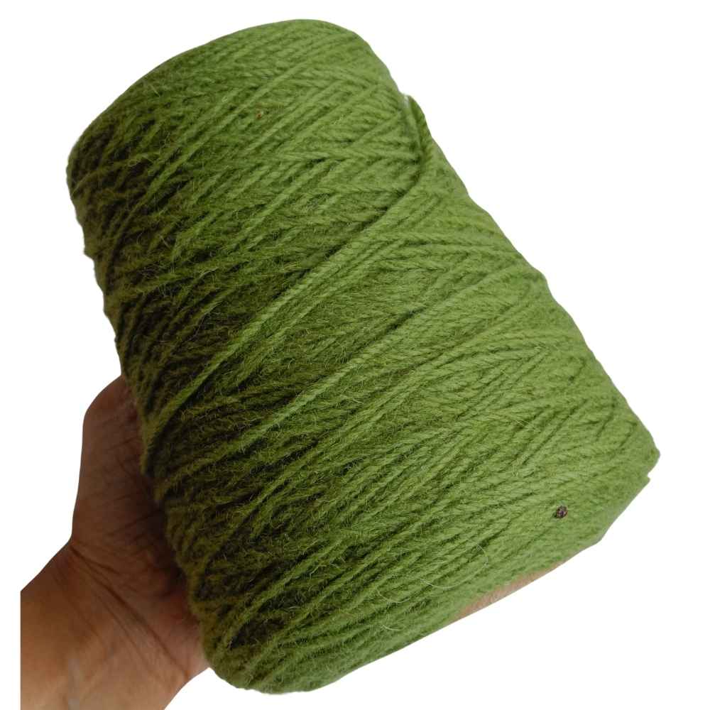 New Zealand Rug Wool 3 Ply Leaf Green 5