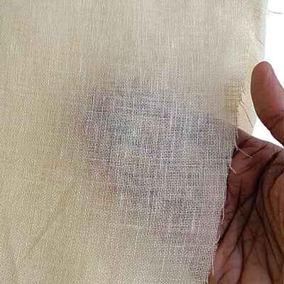 Pure Linen Fabric Yellow Pure Linen Fabric Yellow