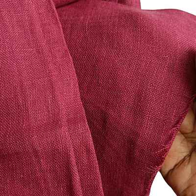 Pure Linen Fabric Pomegranate Pure Linen Fabric Pomegranate