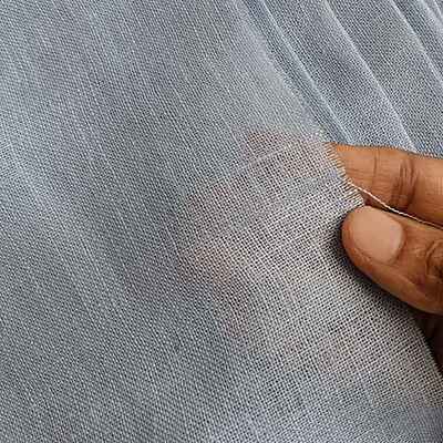 Pure Linen Fabric Star Blue Pure Linen Fabric Star Blue