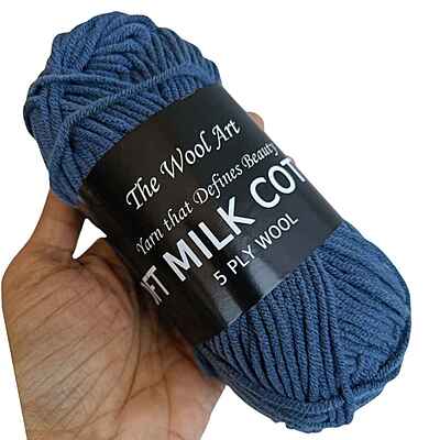 Soft Milk Cotton 69 Slate Blue Soft Milk Cotton 69 Slate Blue