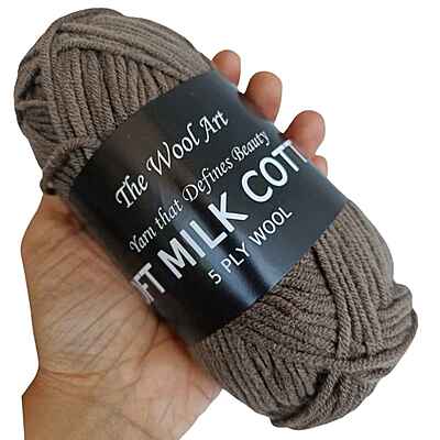 Soft Milk Cotton 80 Brown Derby