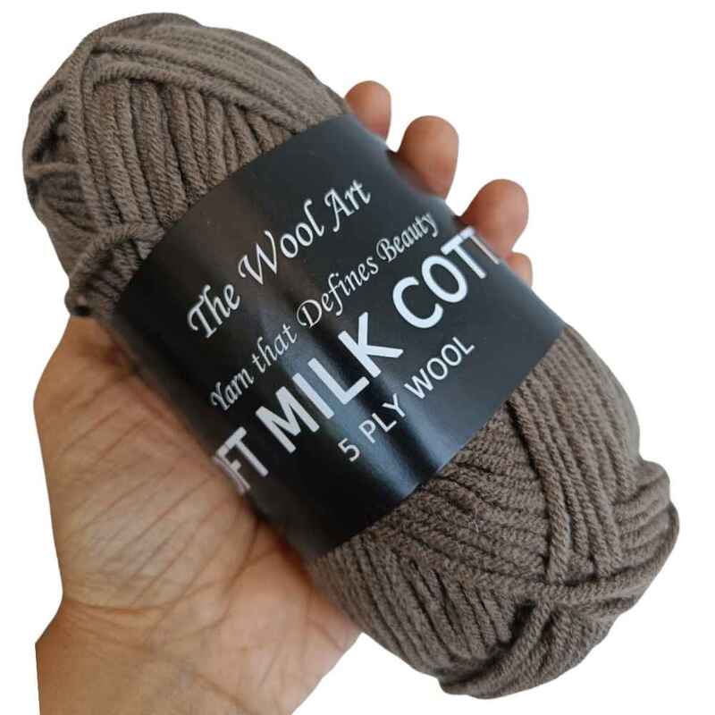 Soft Milk Cotton 80 Brown Derby