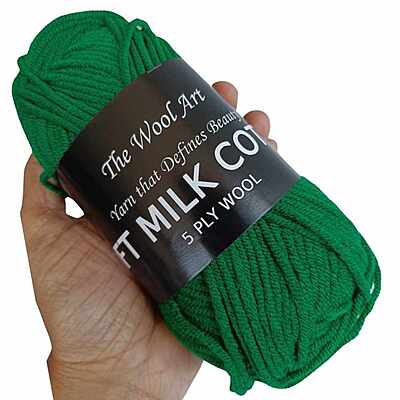 Soft Milk Cotton 64 Tree Green Soft Milk Cotton 64 Tree Green