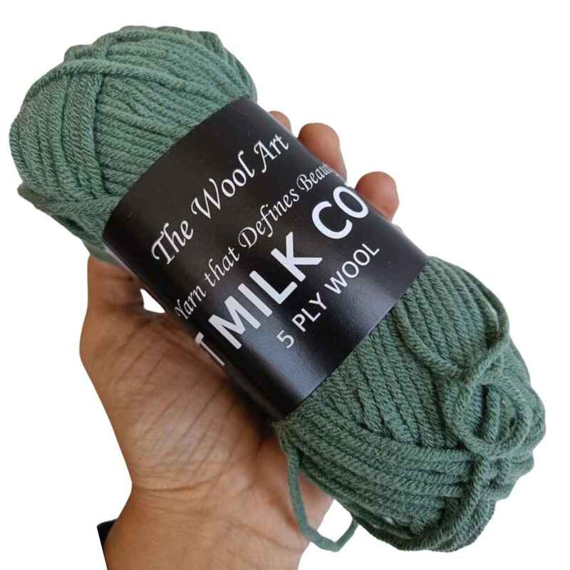 Soft Milk Cotton 74 Muddy Green